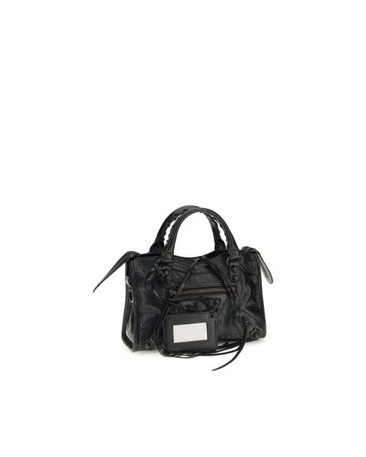 Balenciaga Black Lamb Ovis Aries Shoulder Bag