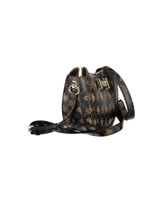 Guess Brown Marrone Poliuretano Handbag