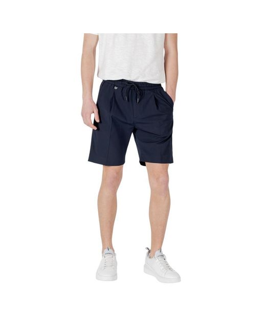 Antony Morato Blue Polyester Bermuda Shorts for men