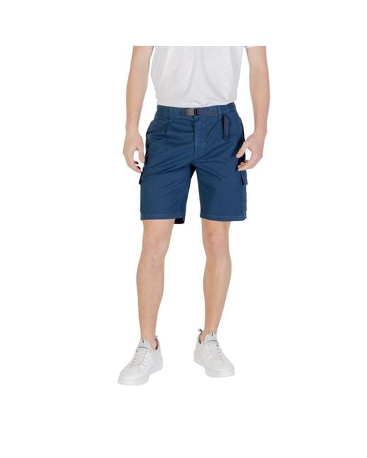 Boss Blue Cotton Bermuda for men