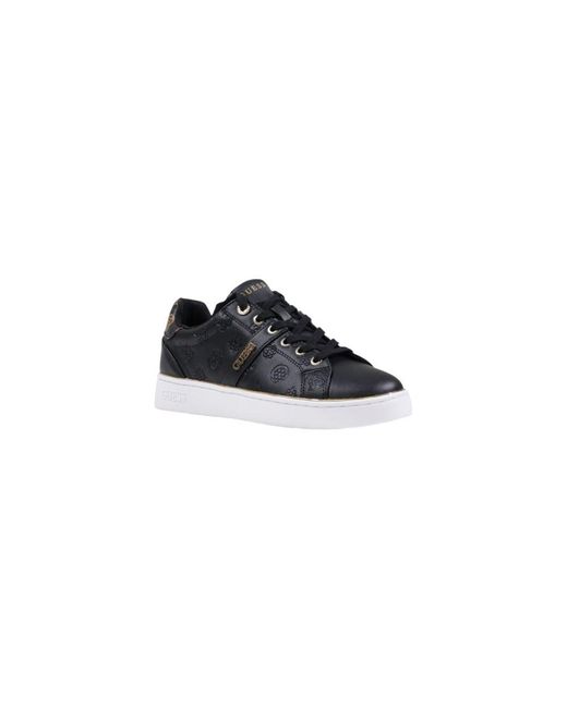 Guess Black Polyethylene Low Top Sneakers