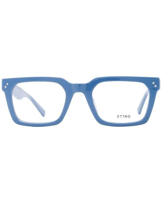 Sting Blue Acetate & Plastic Glasses (frames) for men