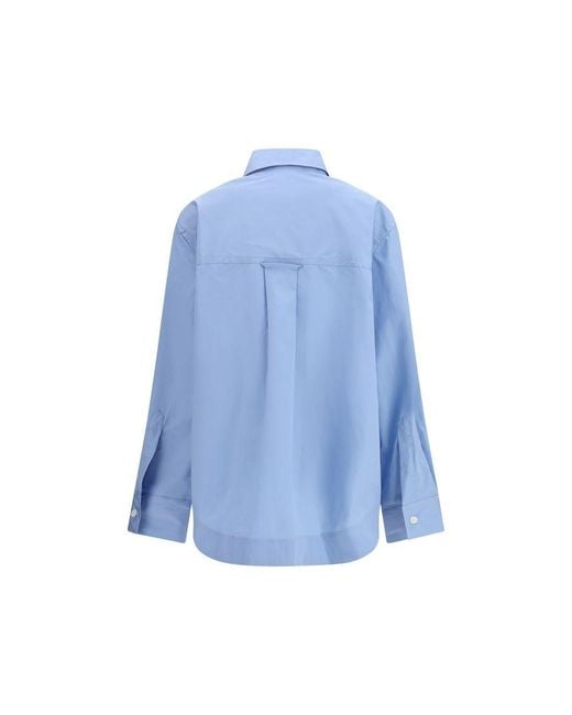 AMI Blue Cotton Dress Shirt
