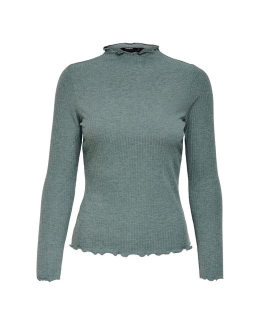 ONLY Green Bicolor Viscose Sweatshirt