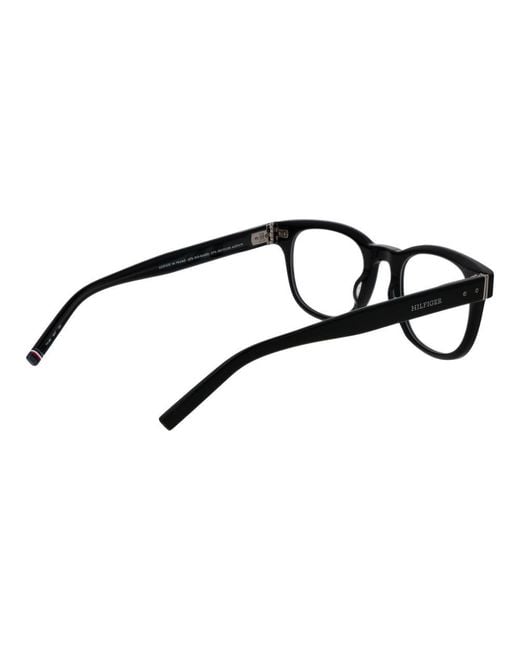Tommy Hilfiger Black Acetate Glasses (Frames) for men