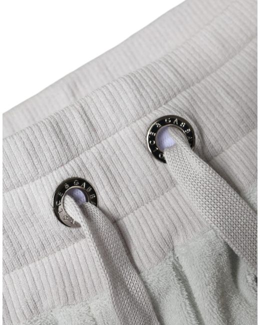 Dolce & Gabbana White Nylon Jogger Sweatwomen's Pants