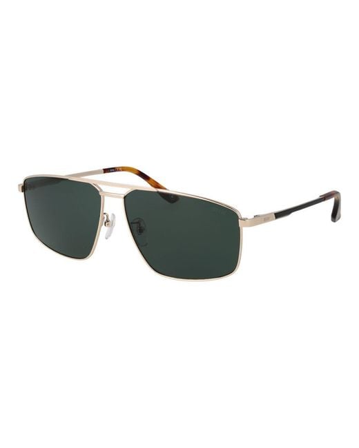 BMW Green Gold Titanium Sunglasses for men