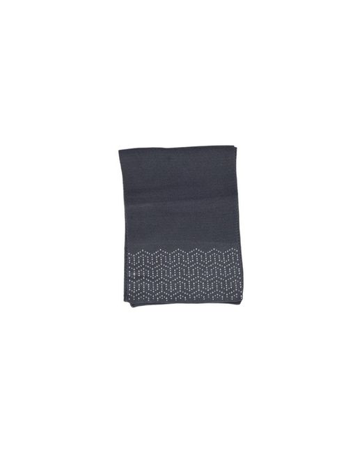Pieces Blue Gray Polyester Scarf