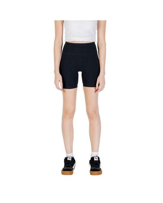 Converse Blue Black Cotton Bermuda Shorts