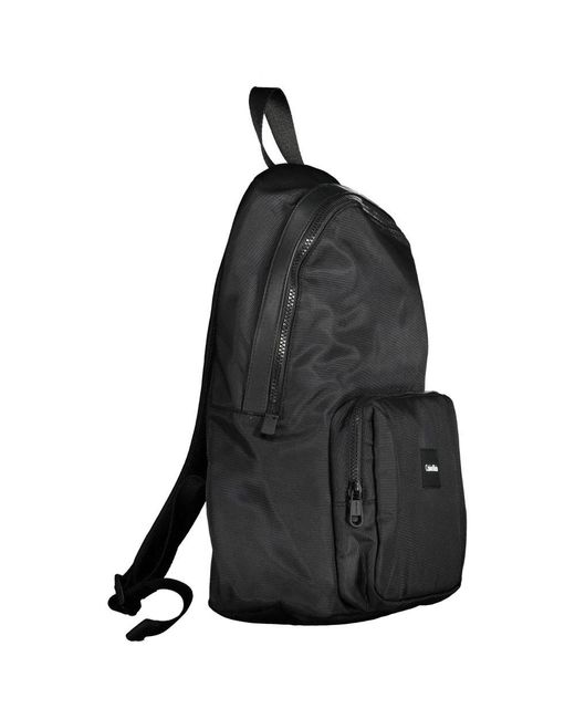 Calvin Klein Black Polyester Men Backpack for men