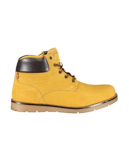 Levi's Yellow Polyester Boot for men
