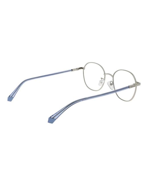 Polaroid Metallic Silver Metal Glasses (frames)
