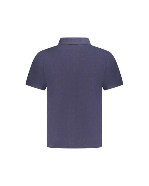 North Sails Blue Cotton Polo Shirt for men