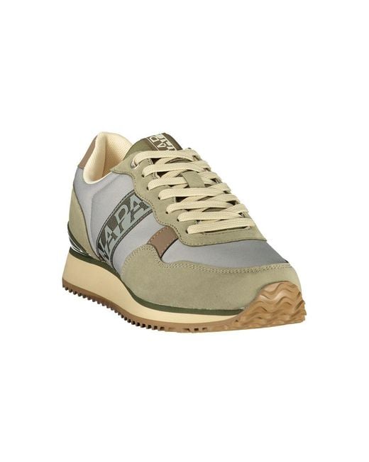 Napapijri Green Azzurro Polyurethane Man Sneaker for men
