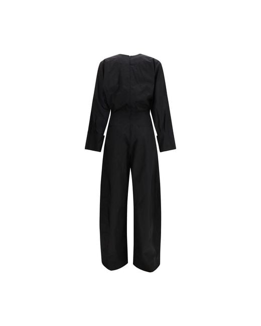 THE LATEST Black Cotton Jumpsuit