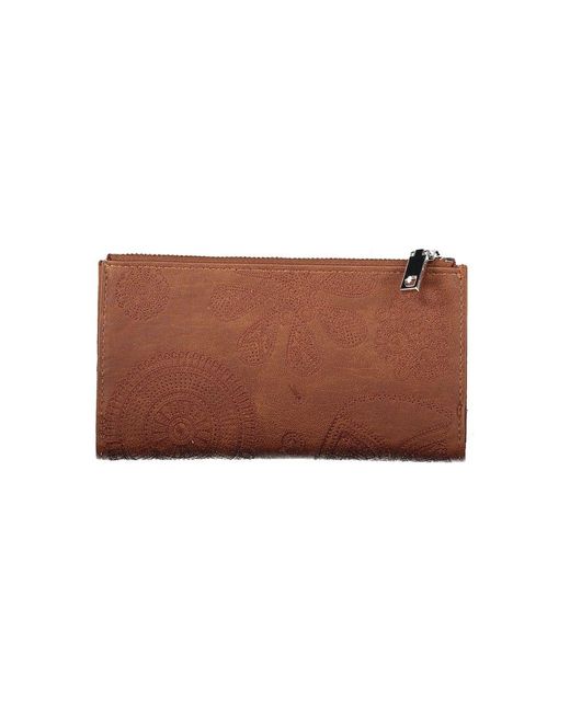 Desigual Brown Elegant Two-Compartment Wallet
