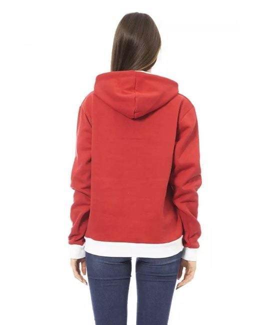 Baldinini Red Cotton Sweater