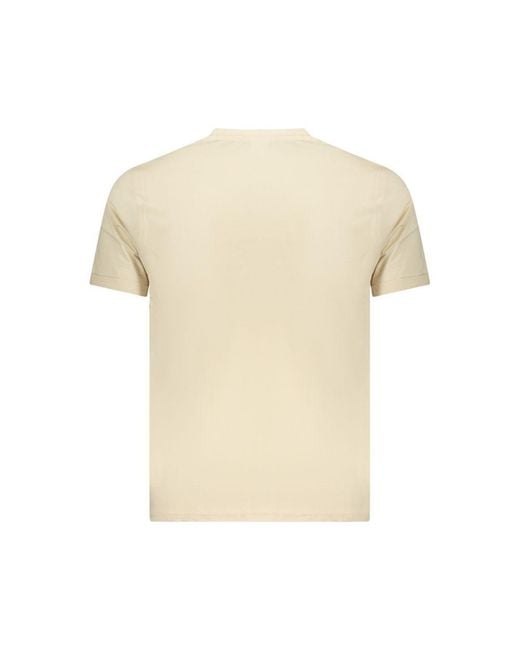 COVERI MOVING Natural Beige Cotton Mens T for men