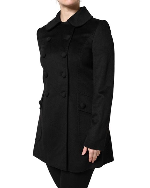 Dolce & Gabbana Black Wool Sartoria Italiano Blazer Jacket for men