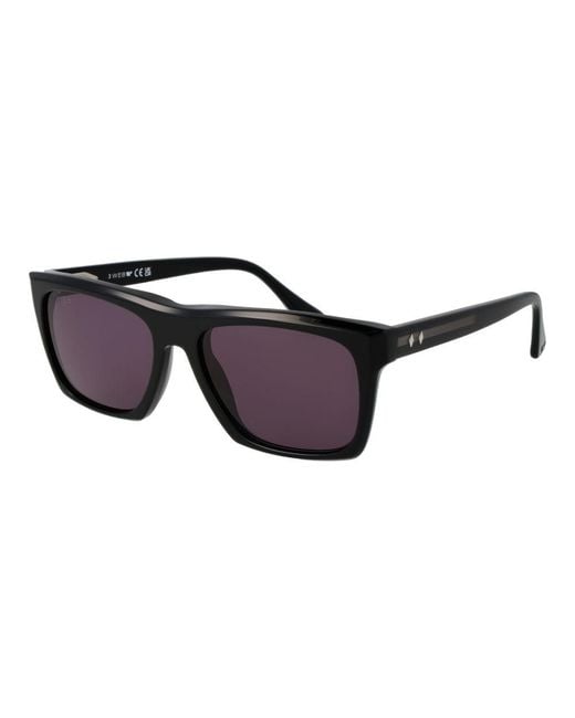 Web Black Acetate Sunglasses for men