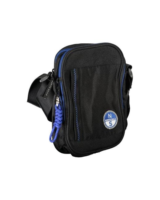 North Sails Gray Nero Polyester Mens Shoulder Bag for men