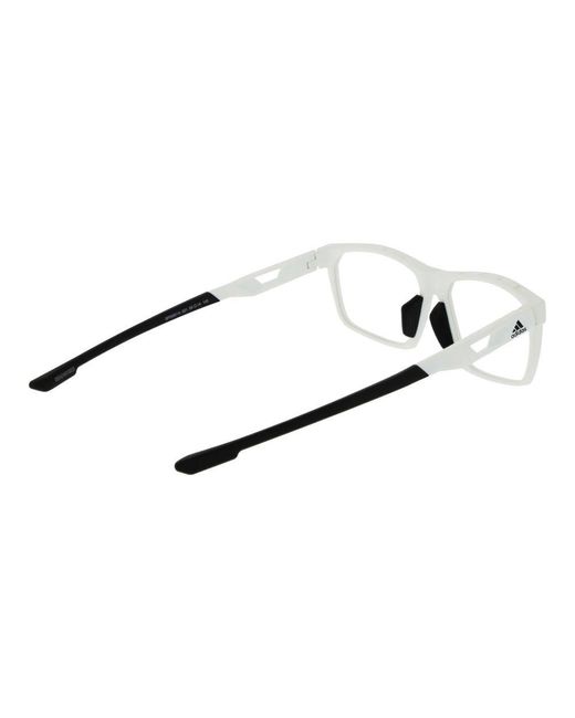 Adidas Metallic White Plastic Glasses (frames) for men