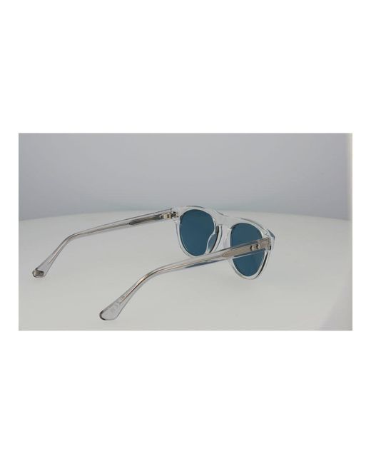 Web Blue Acetate Sunglasses for men