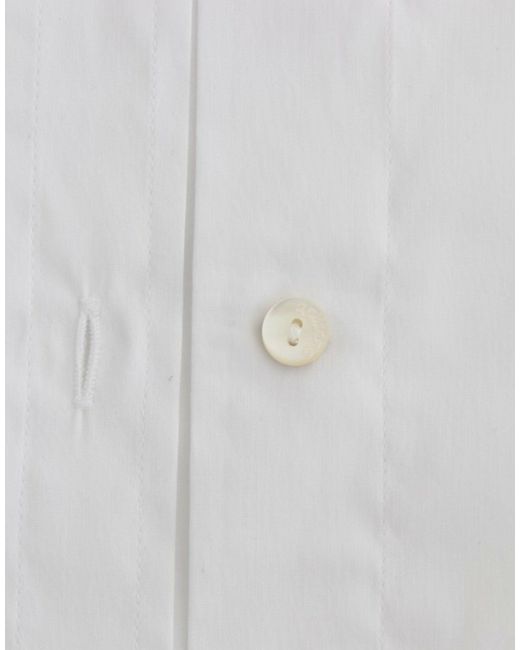 John Galliano Cotton Shirt White Sig12559