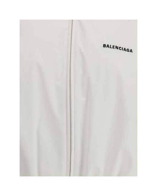 Balenciaga White Windbreaker Jacket