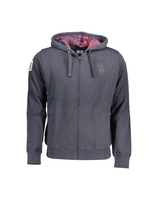 U.S. POLO ASSN. Blue U. S. Polo Assn. Cotton Sweater for men