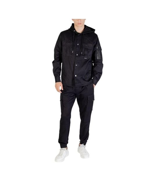 Antony Morato Black Viscose Casual Pants for men