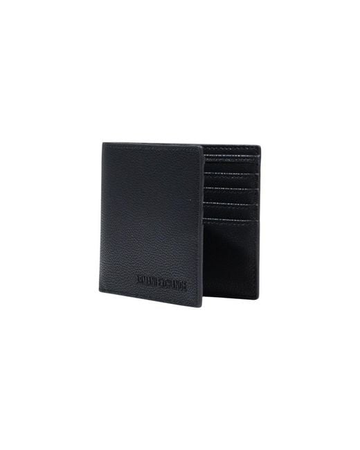 ARMANI EXCHANGE Black Polyester Wallet for men