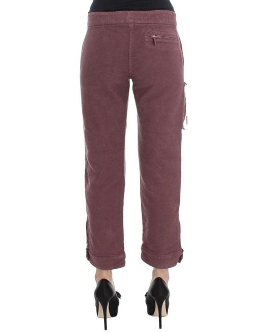 Ermanno Scervino Purple Straight Trousers
