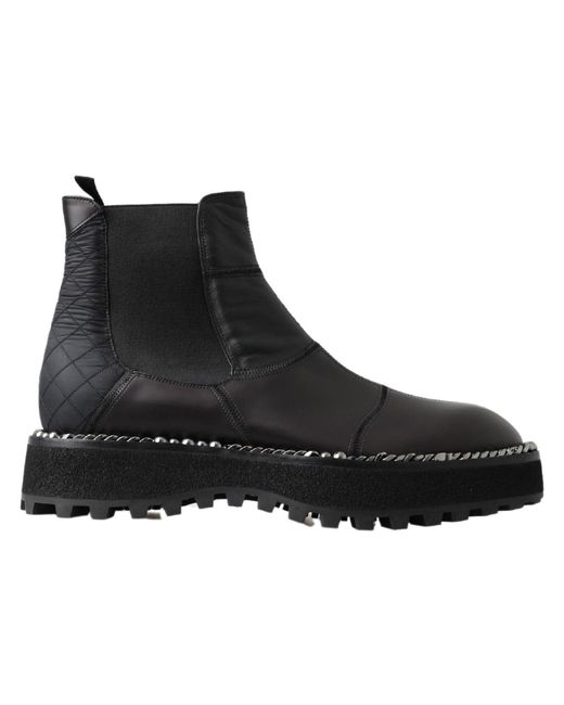 Dolce & Gabbana Black Chelsea Boots for men