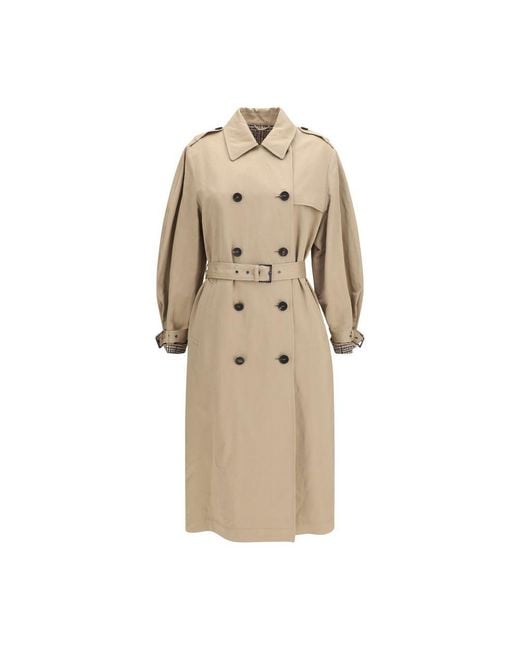 Brunello Cucinelli Natural Beige Cotton Coat