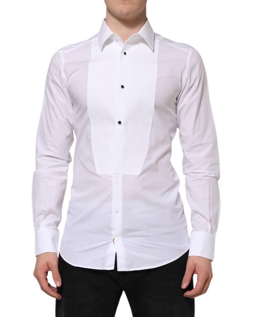 Dolce & Gabbana White Formal Shirts for men