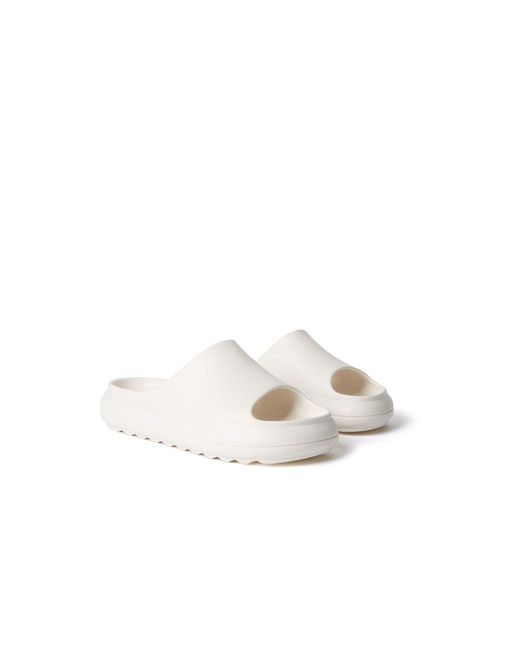 MSGM White Eva Slides for men