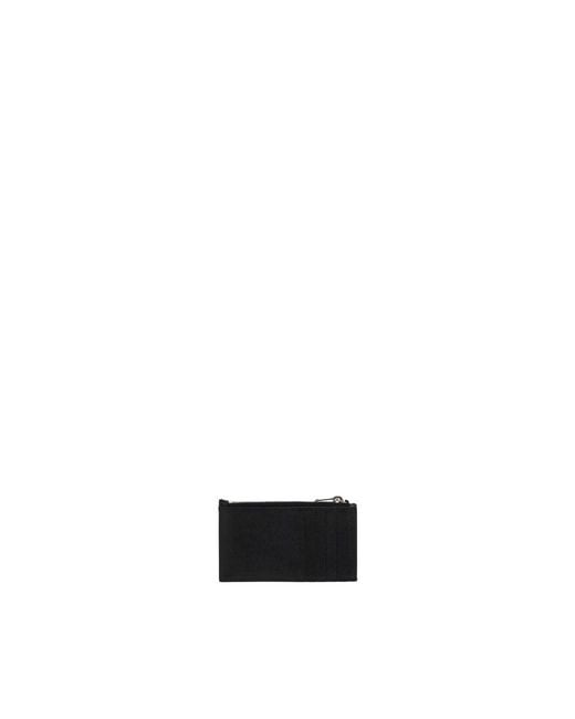 Saint Laurent Black Calf Leather Bos Taurus Wallet