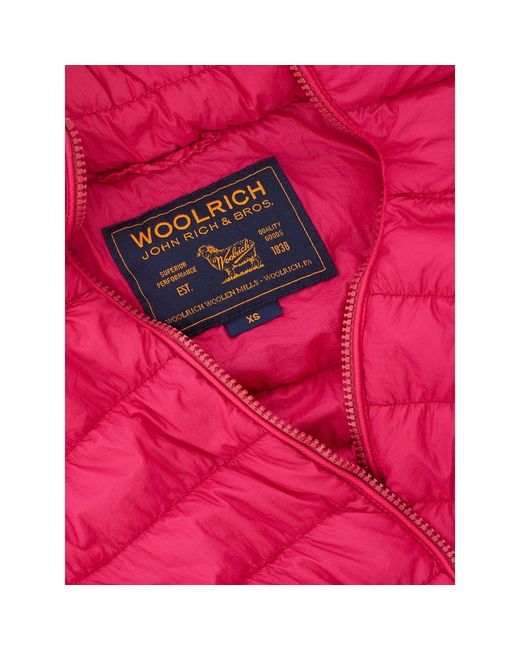 Woolrich Pink Fuchsia Polyamide Jackets & Coat
