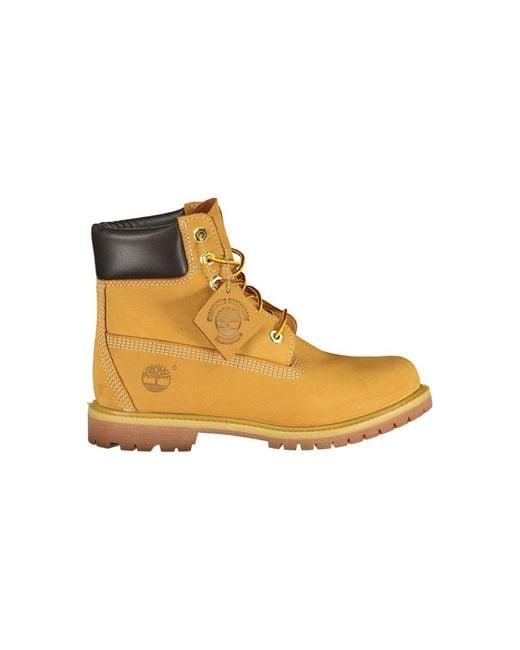 Timberland Yellow Polyester Ankle Boots