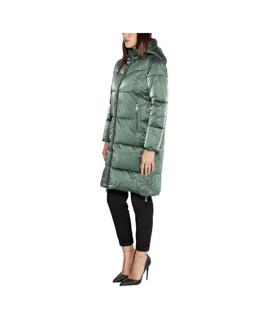 CLERÉ Green Polyester Jackets & Coat