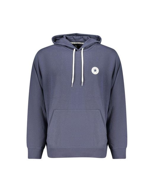 Converse Blue Cotton Men's Hoodie for men