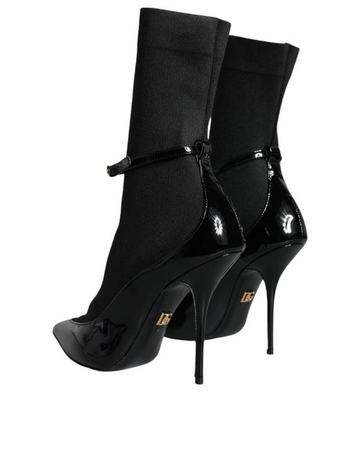 Dolce & Gabbana Black Heeled Boots