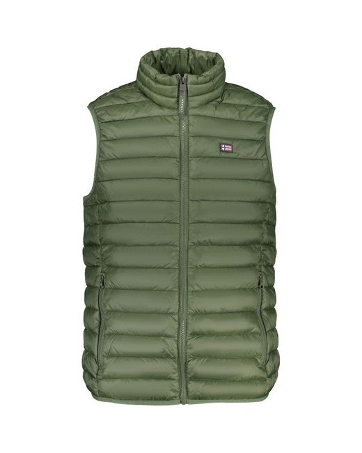 Norway 1963 Green Verde Polyester Men's Vest for men