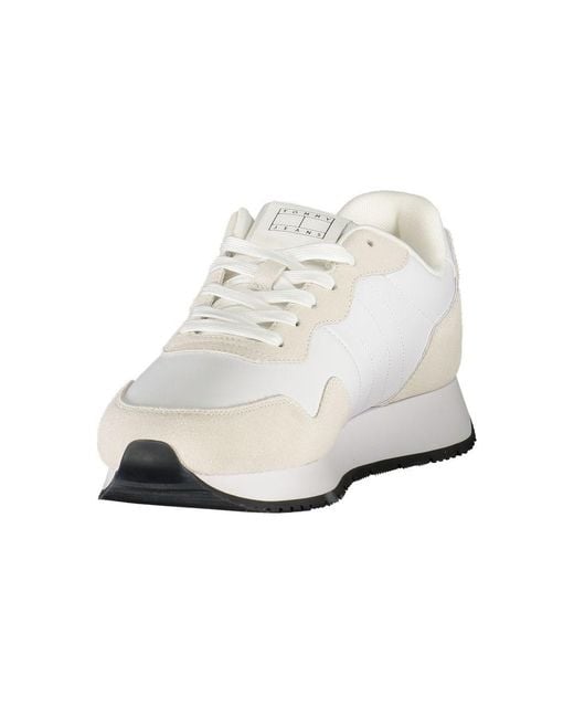 Tommy Hilfiger White Leather Sneaker for men