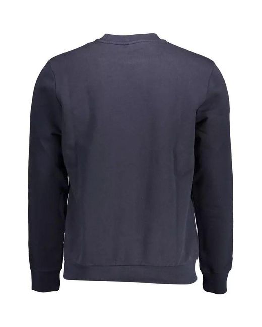 Napapijri Blue Cotton Sweater for men