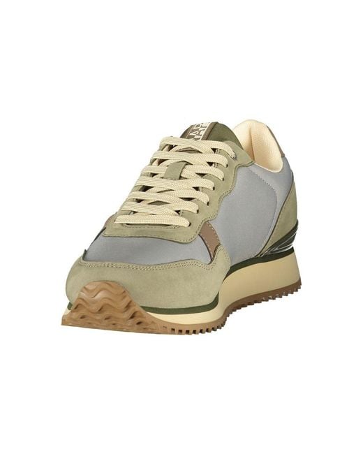 Napapijri Green Azzurro Polyurethane Man Sneaker for men