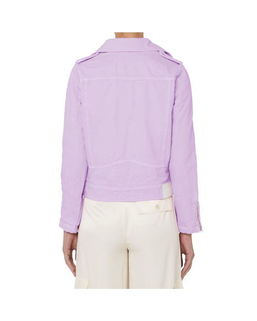 hinnominate Purple Cotton Jackets & Coat