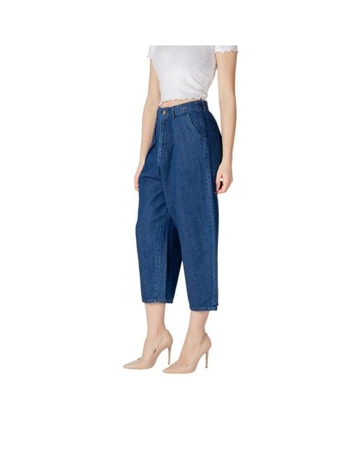 ONLY Blue Cotton Jeans Denim