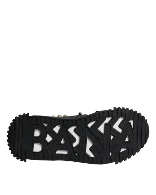 Dolce & Gabbana Black Flat Sandals for men